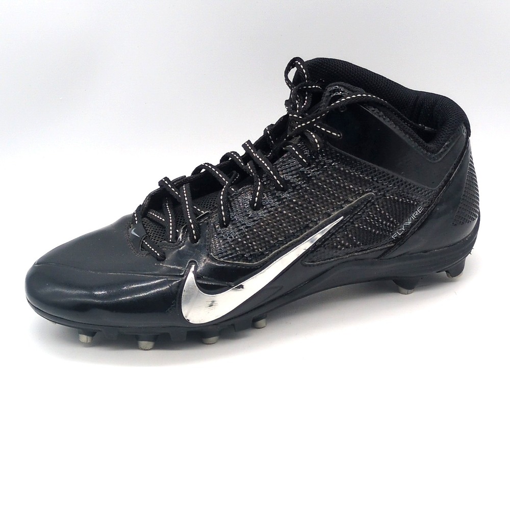 Nike Shoes Mens Alpha Pro TD Black 11.5 Football Cleats Mid Top‎ 579636-002